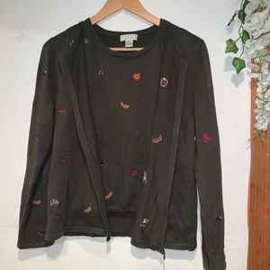 Christopher and Banks Green Twin Set